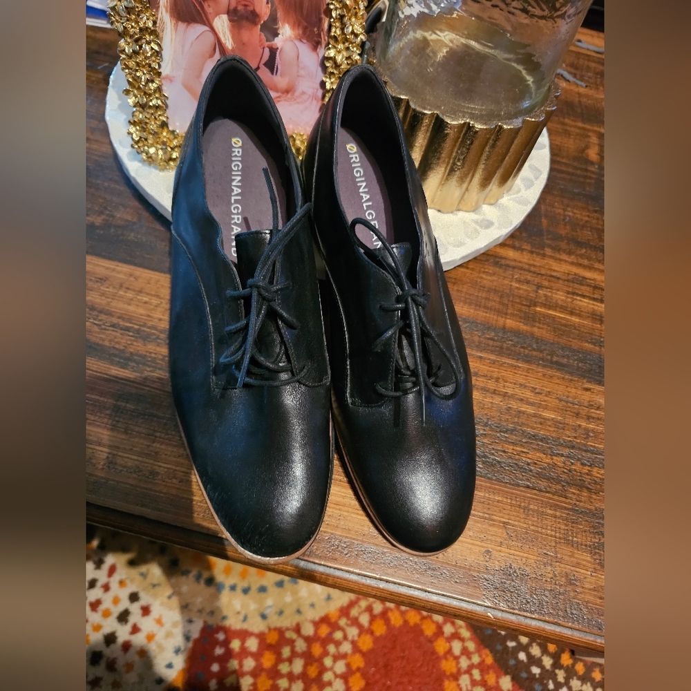 Cole Haan Black Leather Men's Shoes